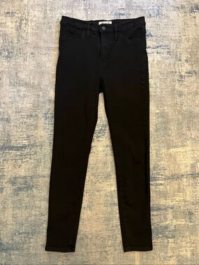 Madewell Black Roadtripper High Rise Skinny Jeans Style G7392 Size 28